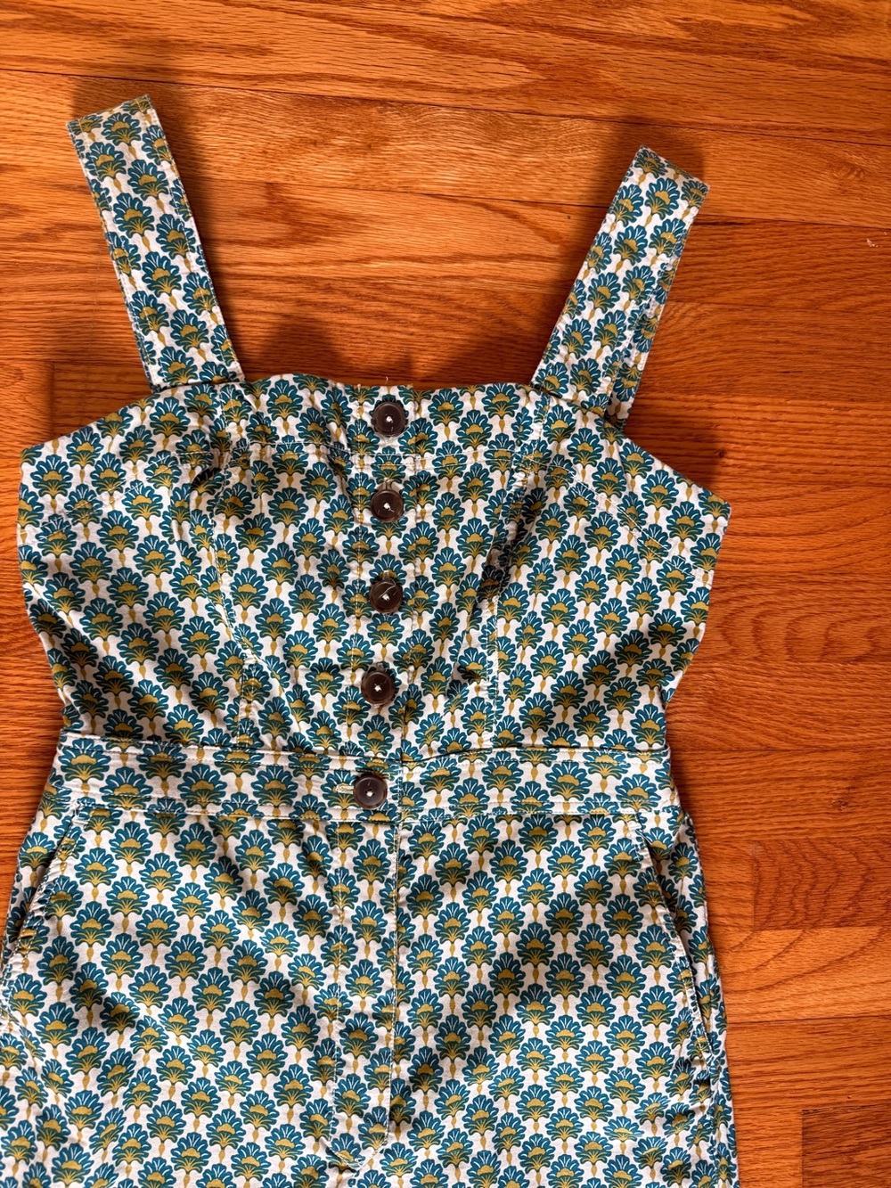 The Portside Button-Front Jumpsuit by Maeve - Picture 8 of 8